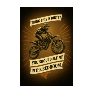 Artwork for Dirty Biker – Men's/Unisex T-Shirt
