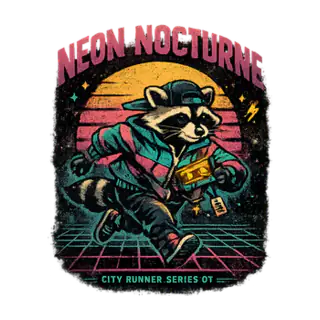 Artwork for Neon Nocturne – Men's/Unisex T-Shirt