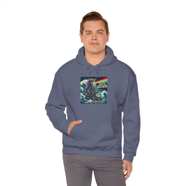 Abyssal Awakening – Hoodie worn on a model