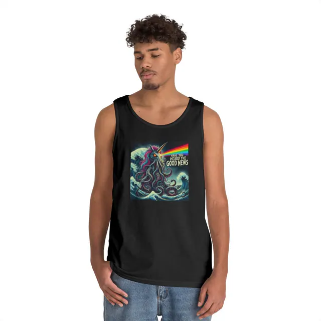 Abyssal Awakening – Tank Top worn on a model