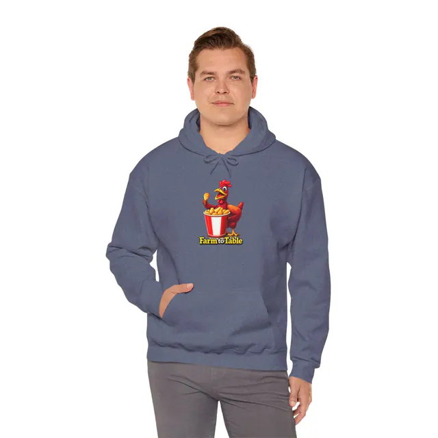 Farm to Table – Hoodie worn on a model