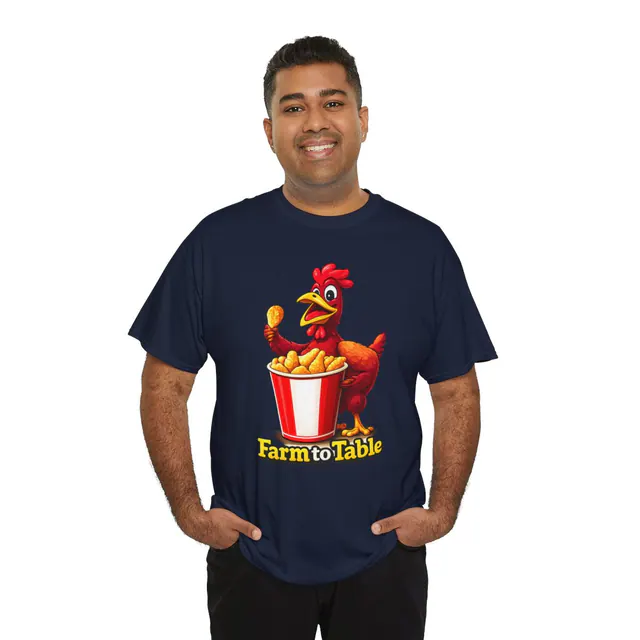 Farm to Table – Men's/Unisex T-Shirt worn on a model