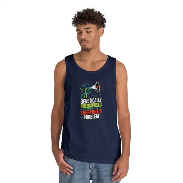 Genetic Liability – Tank Top worn on a model