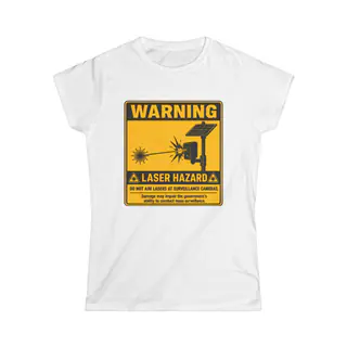 Mass Surveillance Hazard – Women’s T-Shirt Women’s T-Shirt