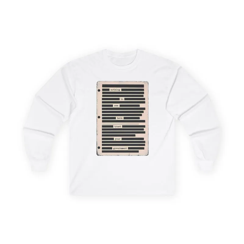 Redacted Files – Long Sleeve Tee Long Sleeve Tee