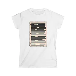 Redacted Files – Women’s T-Shirt Women’s T-Shirt