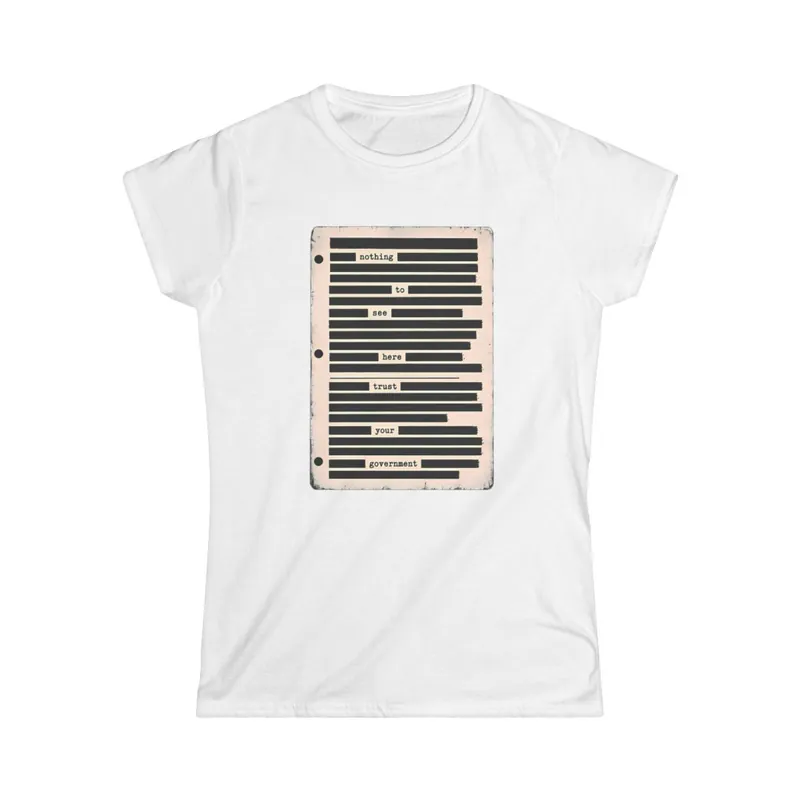 Redacted Files – Women’s T-Shirt Women’s T-Shirt