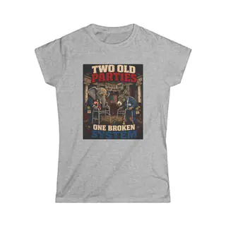 Two Old Parties, One Broken System – Women’s T-Shirt Women’s T-Shirt